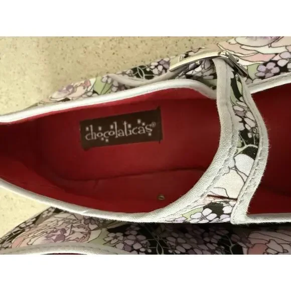 NEW Hot Chocolate Designs Mary Jane Shoes Flor la Muerte Day of the Dead 38 US 8